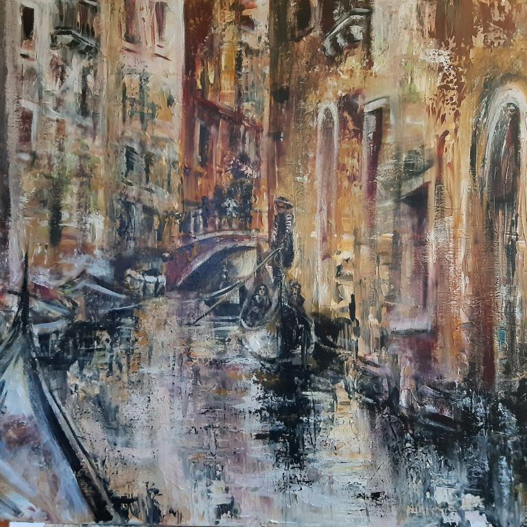 Venedig Acrylbild