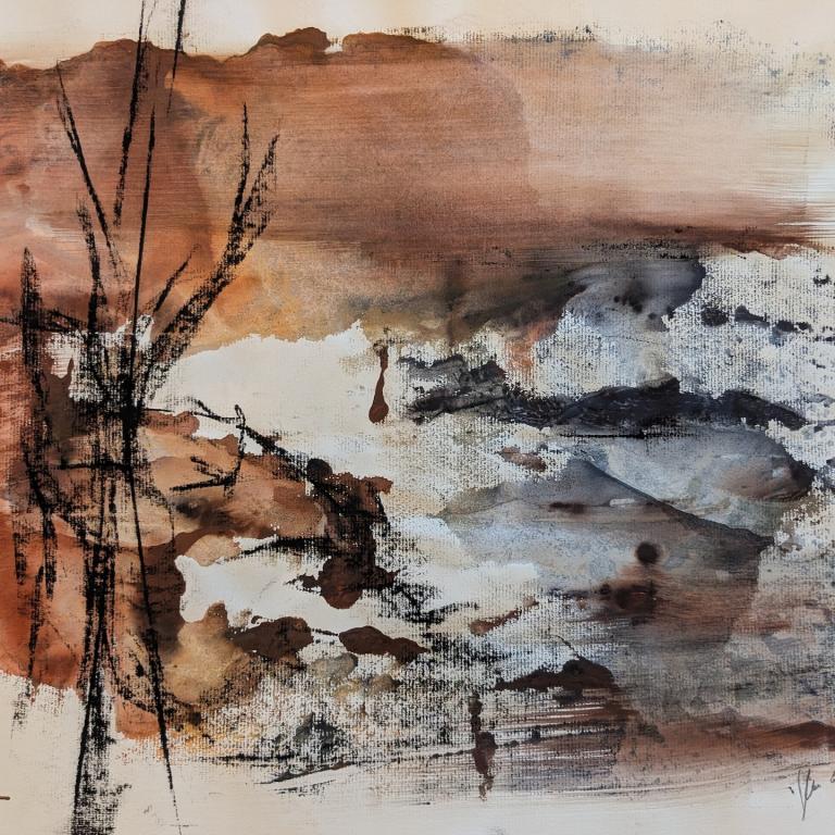 untiteled - Aquarell - Edeltraud Steurer - 2024