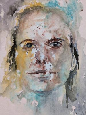 Aquarell Porträt