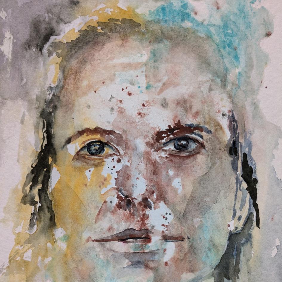 Aquarell Porträt