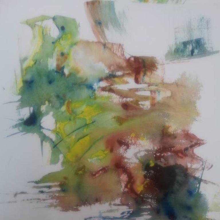 Wanderung - Aquarell - Edeltraud Steurer