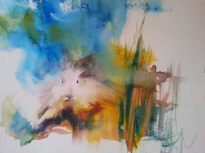 Aquarell Häschen
