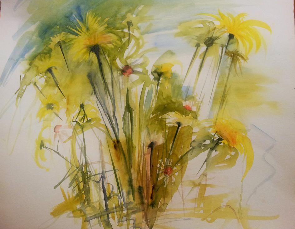 Aquarell Löwenzahn